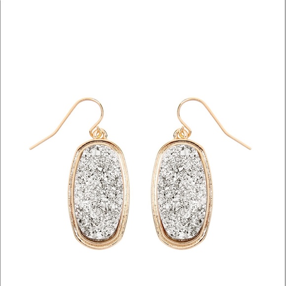 CHICBOMB Jewelry - MAGNIFIQUE SHINE METALLIC Druzy earring